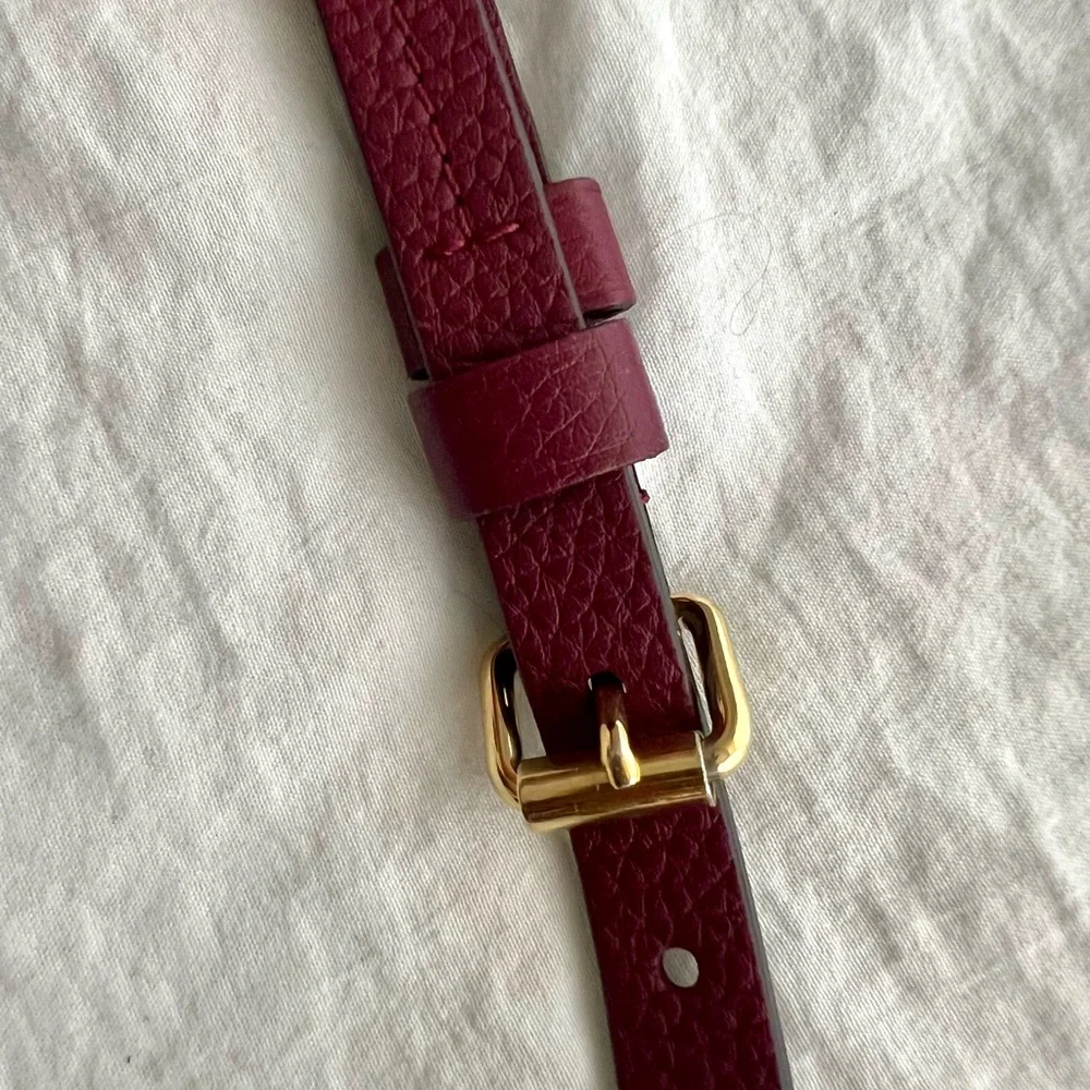🔥$499 SUPER SALE REDUCTION🔥✅PRICE FIRM✅AUTHENTIC Louis Vuitton Burgundy  Strap - Picture 6 of 11